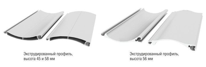 экструдированный профиль RHE в разрезе