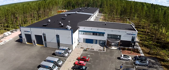 Champion Door, завод по производству ангарных ворот, Финляндия